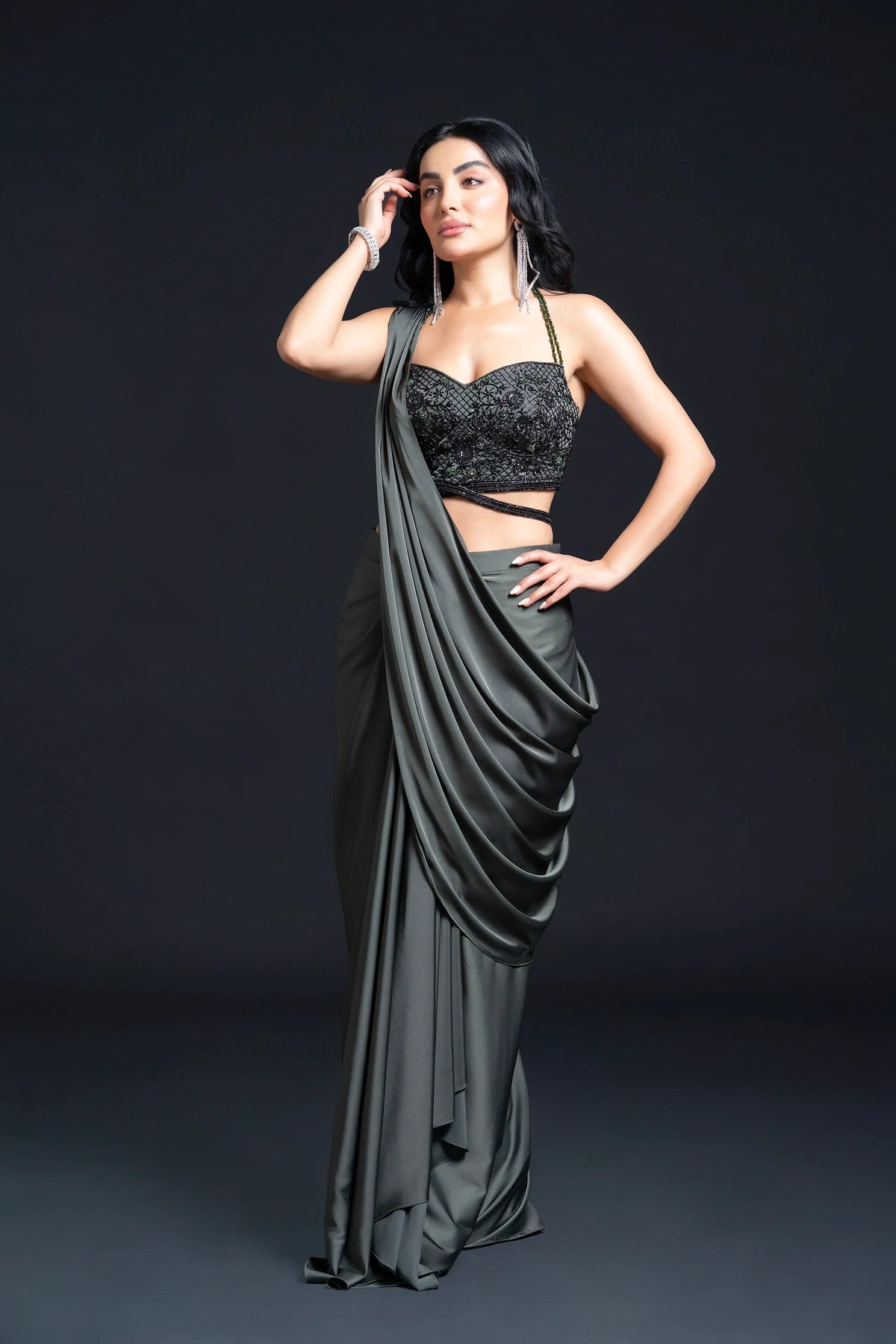 Luxury Indo-Western outfit by Nidhi Mehra