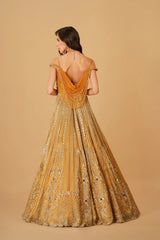 Mustard Yellow Tassel Anarkali