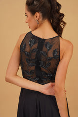 Navy Blue Cut Dana Anarkali