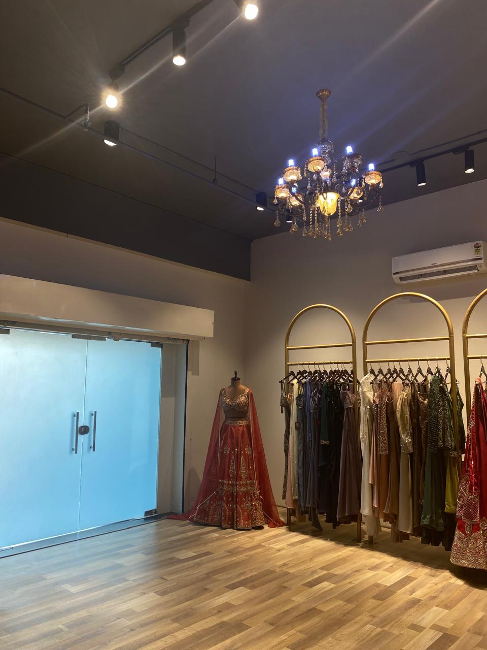 Embroidery and Fabric Detail at the Aahana's by Nidhi Mehra Atelier