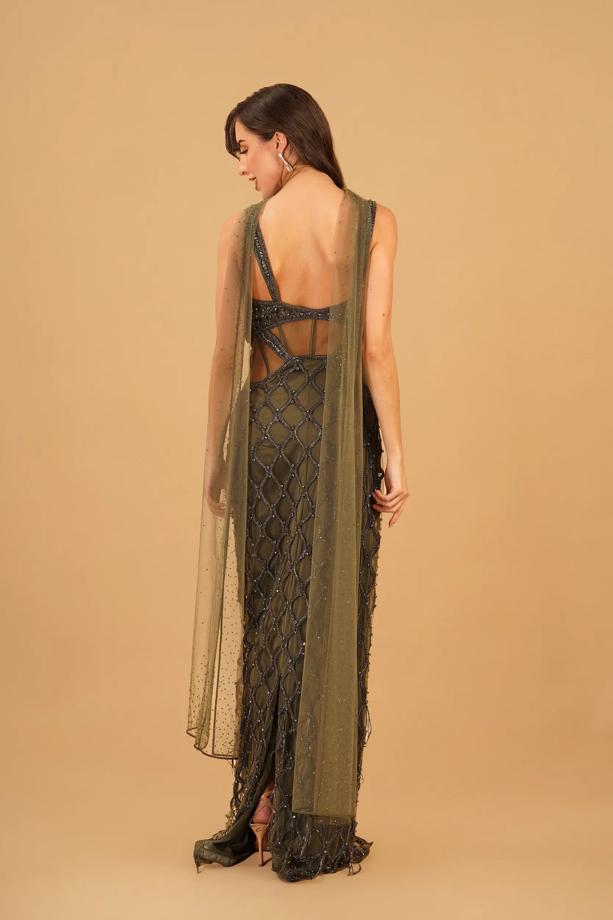 Olive Green Straight Dress