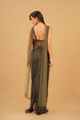 Olive Green Straight Dress