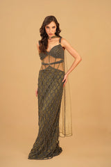 Olive Green Straight Dress