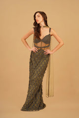 Olive Green Straight Dress