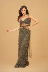 Olive Green Straight Dress