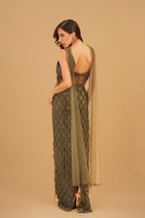 Olive Green Straight Dress
