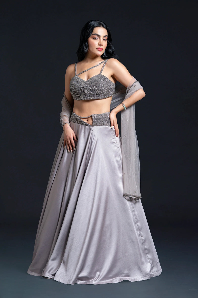 Grey Skirt Set — alternate view