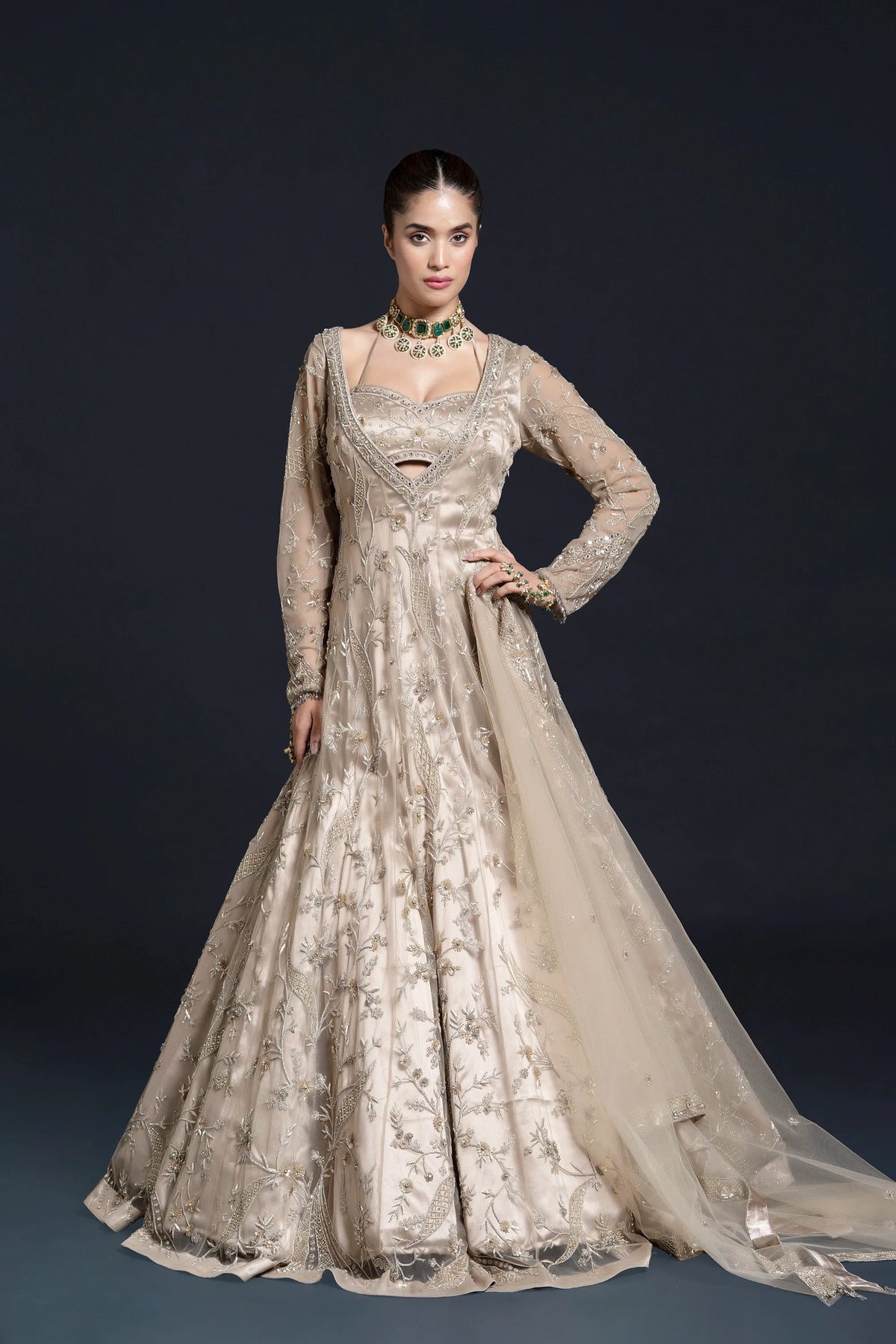 Sangeet and Mehendi outfit by Nidhi Mehra